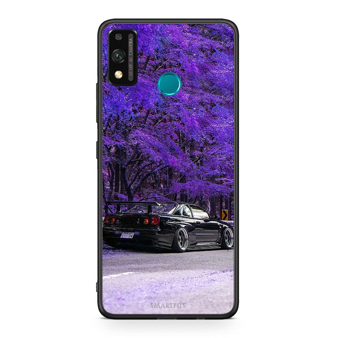 Honor 9X Lite Super Car Θήκη Αγίου Βαλεντίνου από τη Smartfits με σχέδιο στο πίσω μέρος και μαύρο περίβλημα | Smartphone case with colorful back and black bezels by Smartfits