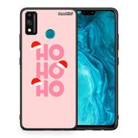 Thumbnail for Θήκη Honor 9X Lite Xmas Ho Ho Ho από τη Smartfits με σχέδιο στο πίσω μέρος και μαύρο περίβλημα | Honor 9X Lite Xmas Ho Ho Ho case with colorful back and black bezels