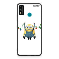 Thumbnail for Honor 9X Lite Xmas Minion Lights θήκη από τη Smartfits με σχέδιο στο πίσω μέρος και μαύρο περίβλημα | Smartphone case with colorful back and black bezels by Smartfits