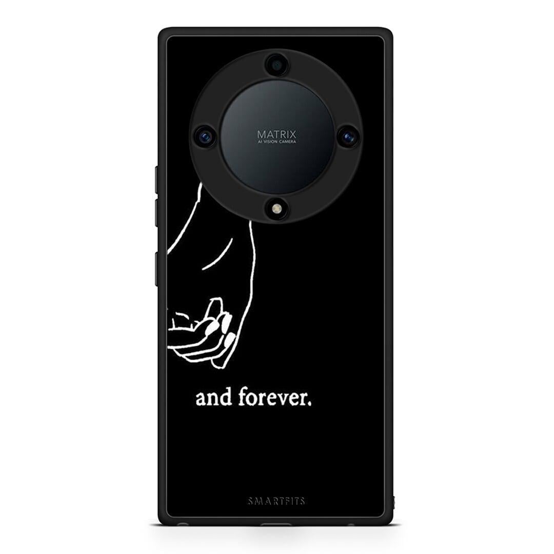 Θήκη Honor Magic5 Lite 5G / X40 / X9a Always & Forever 2 από τη Smartfits με σχέδιο στο πίσω μέρος και μαύρο περίβλημα | Honor Magic5 Lite 5G / X40 / X9a Always & Forever 2 Case with Colorful Back and Black Bezels