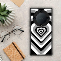 Thumbnail for Θήκη Honor Magic5 Lite 5G / X40 / X9a Black Hearts από τη Smartfits με σχέδιο στο πίσω μέρος και μαύρο περίβλημα | Honor Magic5 Lite 5G / X40 / X9a Black Hearts Case with Colorful Back and Black Bezels