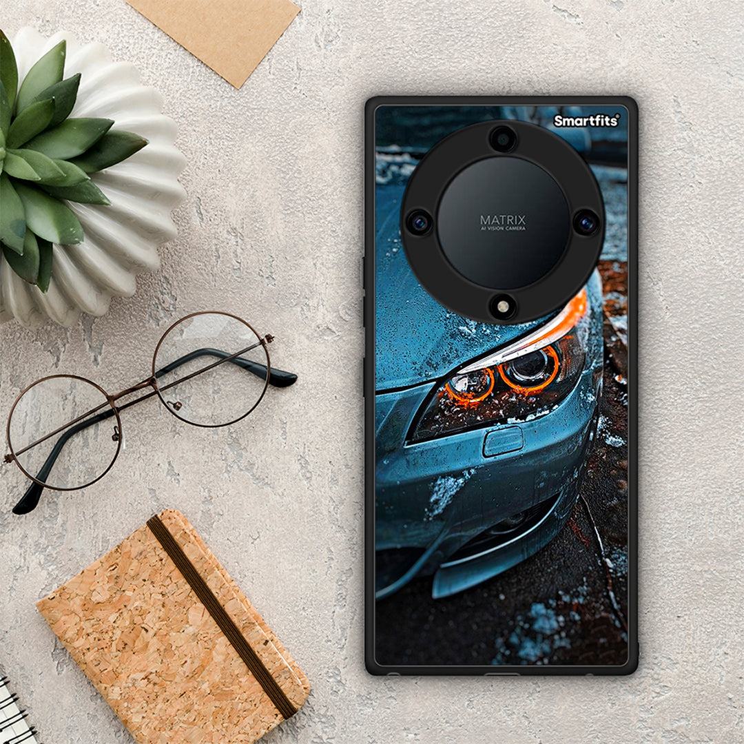 Θήκη Honor Magic5 Lite 5G / X9a Bmw E60 από τη Smartfits με σχέδιο στο πίσω μέρος και μαύρο περίβλημα | Honor Magic5 Lite 5G / X9a Bmw E60 Case with Colorful Back and Black Bezels