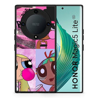 Thumbnail for Θήκη Honor Magic5 Lite 5G / X40 / X9a Bubble Girls από τη Smartfits με σχέδιο στο πίσω μέρος και μαύρο περίβλημα | Honor Magic5 Lite 5G / X40 / X9a Bubble Girls Case with Colorful Back and Black Bezels