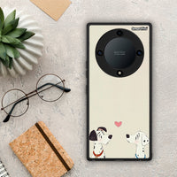 Thumbnail for Θήκη Honor Magic5 Lite 5G / X40 / X9a Dalmatians Love από τη Smartfits με σχέδιο στο πίσω μέρος και μαύρο περίβλημα | Honor Magic5 Lite 5G / X40 / X9a Dalmatians Love Case with Colorful Back and Black Bezels