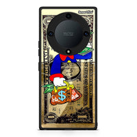 Thumbnail for Θήκη Honor Magic5 Lite 5G / X40 / X9a Duck Money από τη Smartfits με σχέδιο στο πίσω μέρος και μαύρο περίβλημα | Honor Magic5 Lite 5G / X40 / X9a Duck Money Case with Colorful Back and Black Bezels