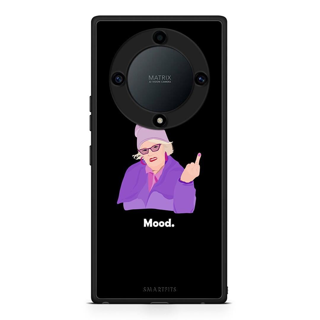 Θήκη Honor Magic5 Lite 5G / X9a Grandma Mood Black από τη Smartfits με σχέδιο στο πίσω μέρος και μαύρο περίβλημα | Honor Magic5 Lite 5G / X9a Grandma Mood Black Case with Colorful Back and Black Bezels