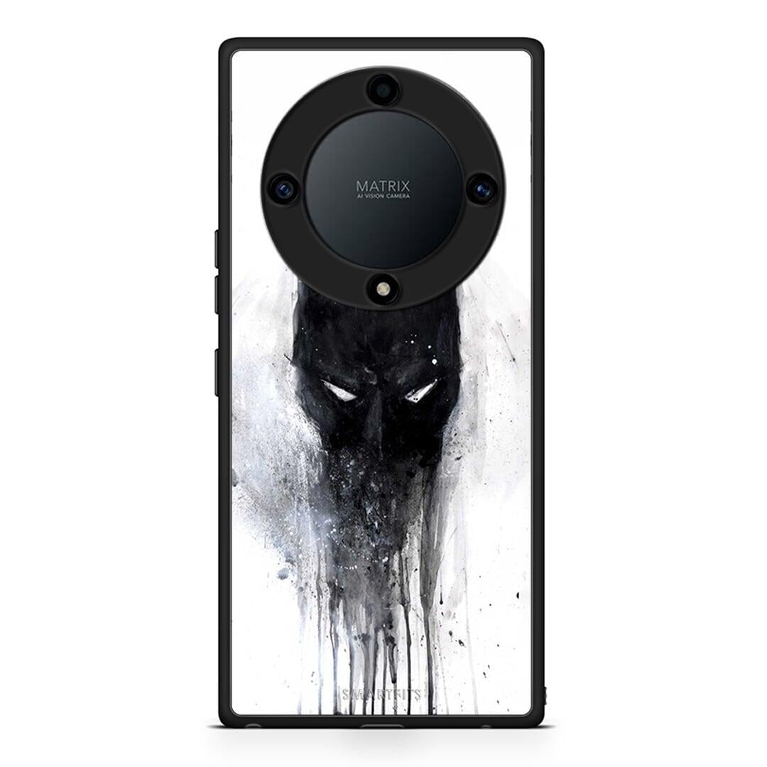 Θήκη Honor Magic5 Lite 5G / X9a Hero Paint Bat από τη Smartfits με σχέδιο στο πίσω μέρος και μαύρο περίβλημα | Honor Magic5 Lite 5G / X9a Hero Paint Bat Case with Colorful Back and Black Bezels