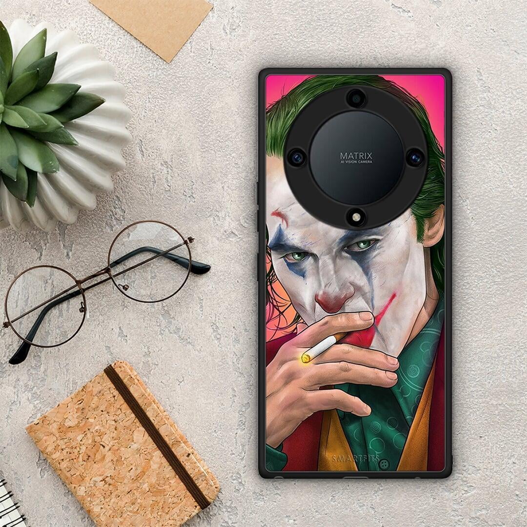 Θήκη Honor Magic5 Lite 5G / X40 / X9a PopArt JokesOnU από τη Smartfits με σχέδιο στο πίσω μέρος και μαύρο περίβλημα | Honor Magic5 Lite 5G / X40 / X9a PopArt JokesOnU Case with Colorful Back and Black Bezels