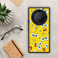 Thumbnail for Θήκη Honor Magic5 Lite 5G / X40 / X9a PopArt Sponge από τη Smartfits με σχέδιο στο πίσω μέρος και μαύρο περίβλημα | Honor Magic5 Lite 5G / X40 / X9a PopArt Sponge Case with Colorful Back and Black Bezels