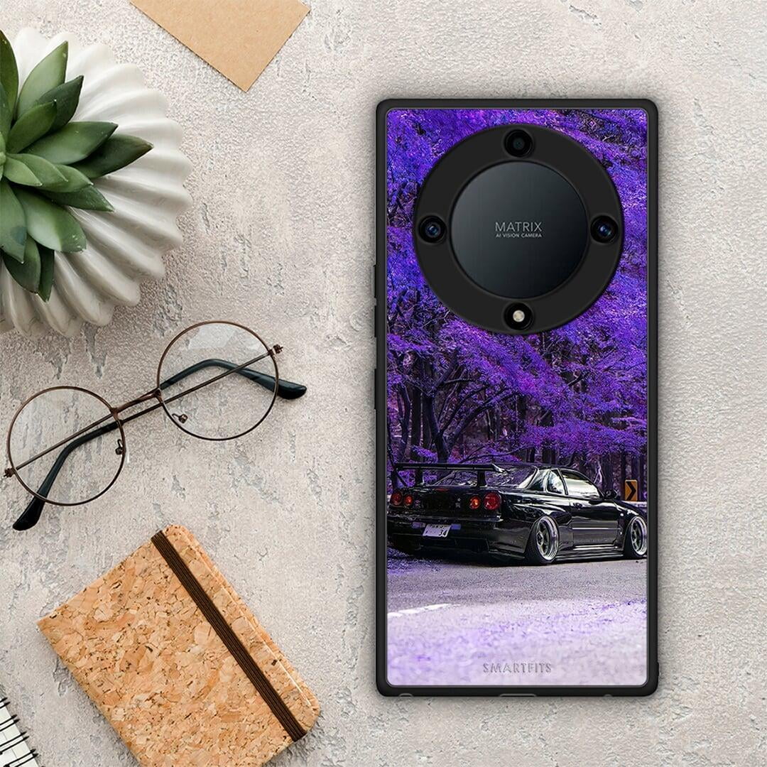 Θήκη Honor Magic5 Lite 5G / X40 / X9a Super Car από τη Smartfits με σχέδιο στο πίσω μέρος και μαύρο περίβλημα | Honor Magic5 Lite 5G / X40 / X9a Super Car Case with Colorful Back and Black Bezels