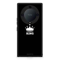 Thumbnail for Θήκη Honor Magic5 Lite 5G / X40 / X9a Valentine King από τη Smartfits με σχέδιο στο πίσω μέρος και μαύρο περίβλημα | Honor Magic5 Lite 5G / X40 / X9a Valentine King Case with Colorful Back and Black Bezels
