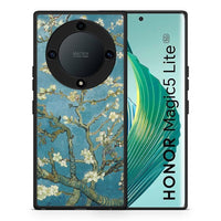 Thumbnail for Θήκη Honor Magic5 Lite 5G / X40 / X9a White Blossoms από τη Smartfits με σχέδιο στο πίσω μέρος και μαύρο περίβλημα | Honor Magic5 Lite 5G / X40 / X9a White Blossoms Case with Colorful Back and Black Bezels
