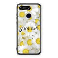 Thumbnail for Honor View 20 Summer Daisies Θήκη από τη Smartfits με σχέδιο στο πίσω μέρος και μαύρο περίβλημα | Smartphone case with colorful back and black bezels by Smartfits