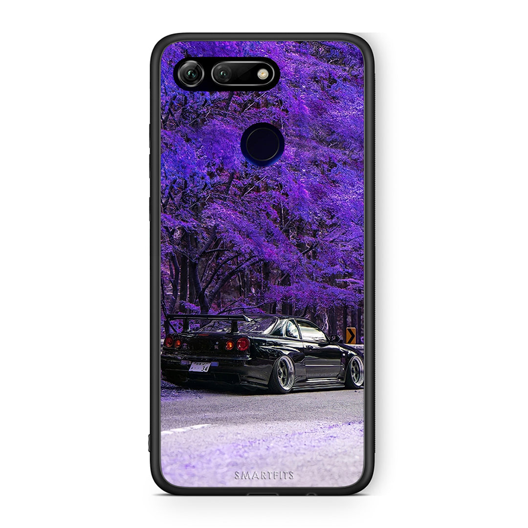 Honor View 20 Super Car Θήκη Αγίου Βαλεντίνου από τη Smartfits με σχέδιο στο πίσω μέρος και μαύρο περίβλημα | Smartphone case with colorful back and black bezels by Smartfits