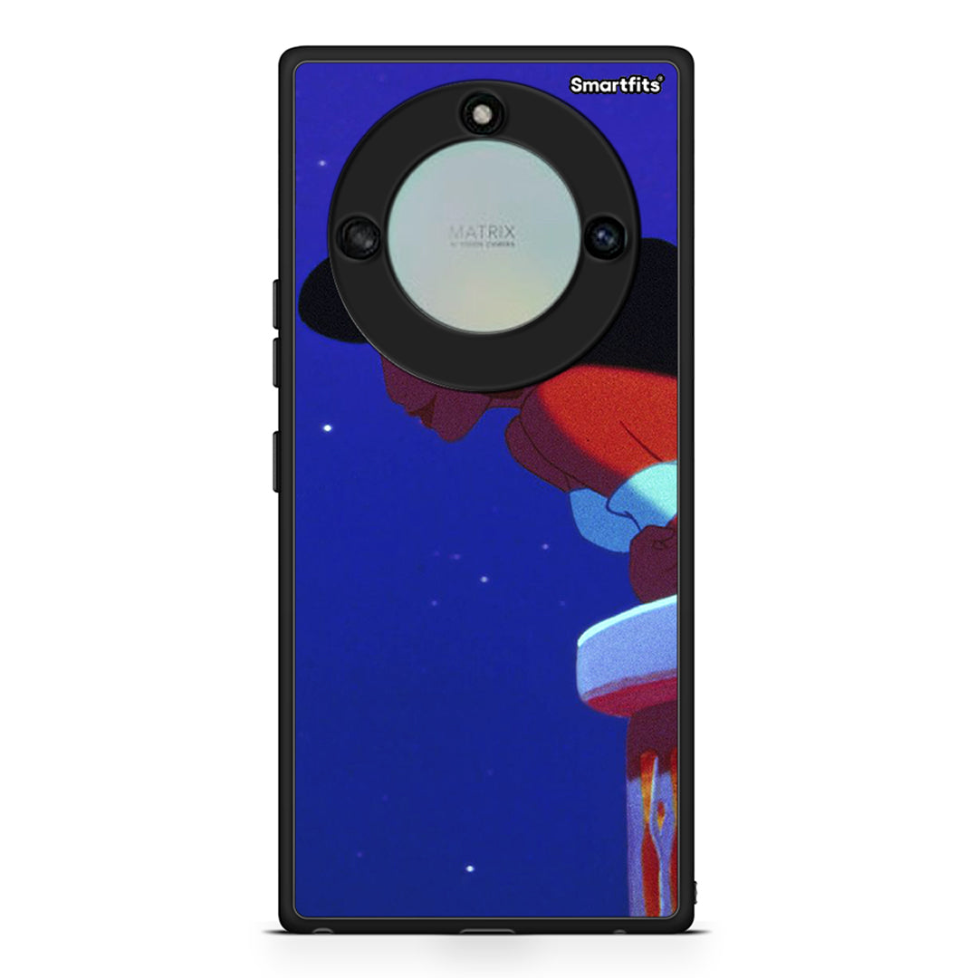 Honor X40 Alladin And Jasmine Love 2 θήκη από τη Smartfits με σχέδιο στο πίσω μέρος και μαύρο περίβλημα | Smartphone case with colorful back and black bezels by Smartfits