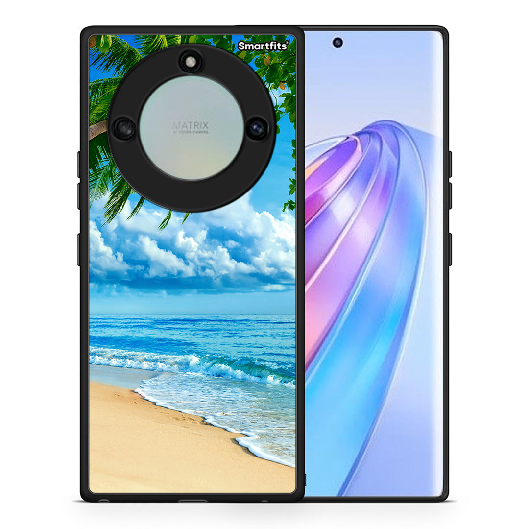 Θήκη Honor X40 Beautiful Beach από τη Smartfits με σχέδιο στο πίσω μέρος και μαύρο περίβλημα | Honor X40 Beautiful Beach case with colorful back and black bezels