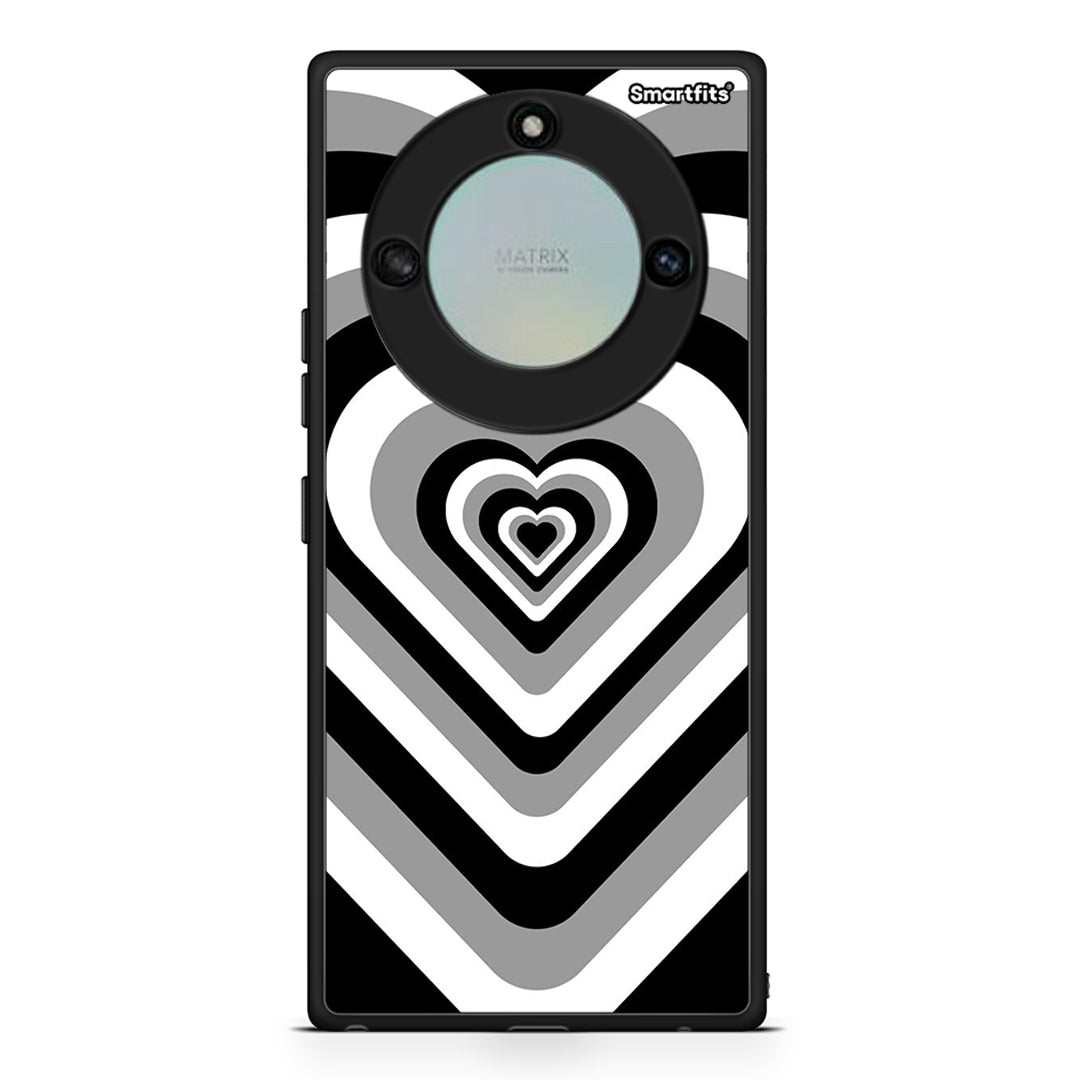 Honor X40 Black Hearts θήκη από τη Smartfits με σχέδιο στο πίσω μέρος και μαύρο περίβλημα | Smartphone case with colorful back and black bezels by Smartfits