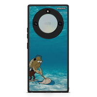 Thumbnail for Honor X40 Clean The Ocean Θήκη από τη Smartfits με σχέδιο στο πίσω μέρος και μαύρο περίβλημα | Smartphone case with colorful back and black bezels by Smartfits