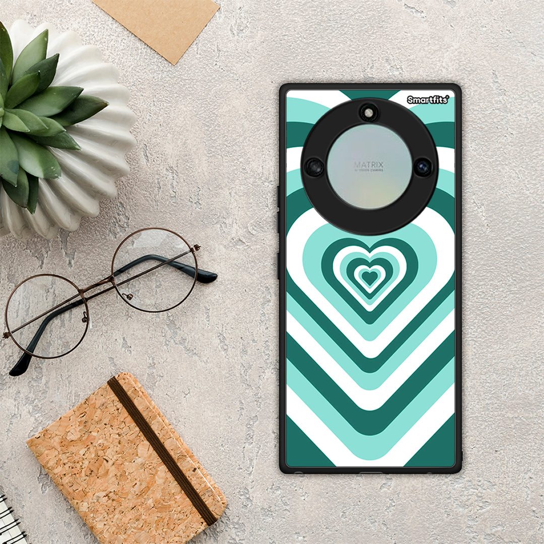 Green Hearts - Honor X40 case