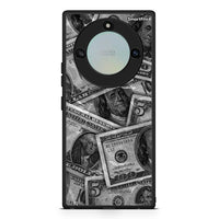 Thumbnail for Honor X40 Money Dollars θήκη από τη Smartfits με σχέδιο στο πίσω μέρος και μαύρο περίβλημα | Smartphone case with colorful back and black bezels by Smartfits
