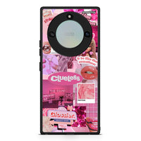 Thumbnail for Honor X40 Pink Love Θήκη Αγίου Βαλεντίνου από τη Smartfits με σχέδιο στο πίσω μέρος και μαύρο περίβλημα | Smartphone case with colorful back and black bezels by Smartfits