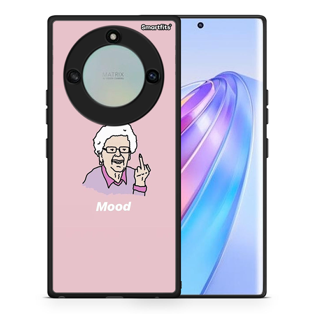 Θήκη Honor X40 Mood PopArt από τη Smartfits με σχέδιο στο πίσω μέρος και μαύρο περίβλημα | Honor X40 Mood PopArt case with colorful back and black bezels