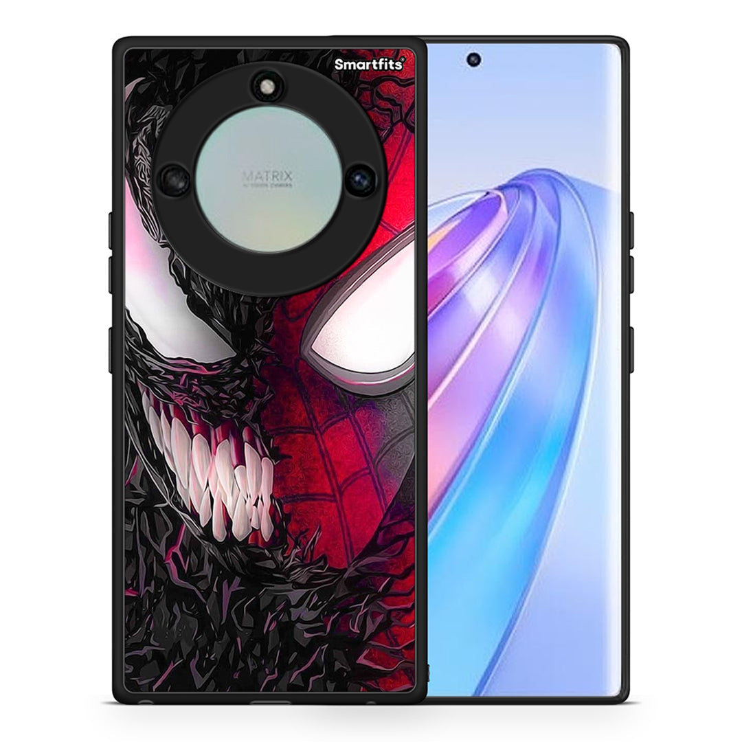 Θήκη Honor X40 SpiderVenom PopArt από τη Smartfits με σχέδιο στο πίσω μέρος και μαύρο περίβλημα | Honor X40 SpiderVenom PopArt case with colorful back and black bezels