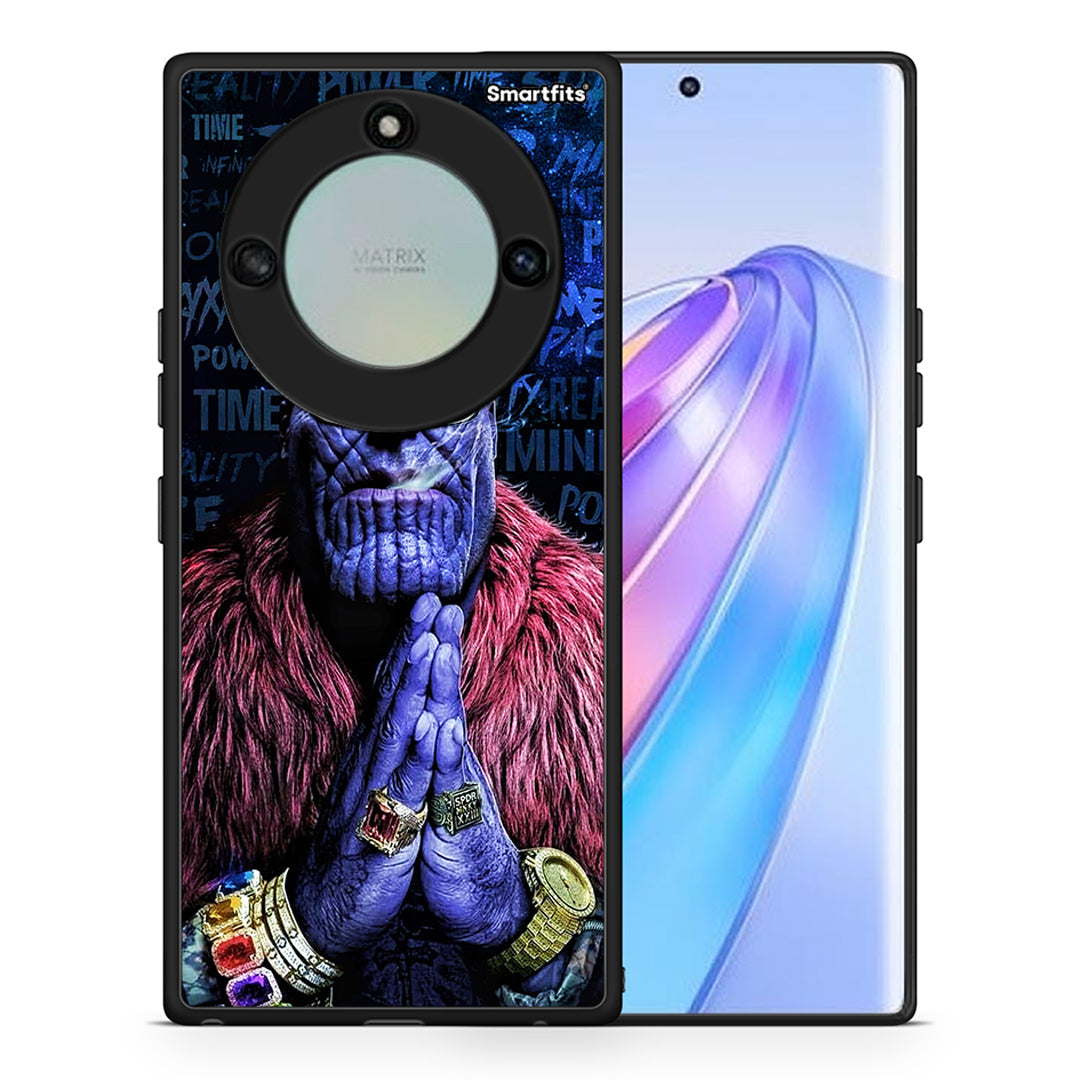 Θήκη Honor X40 Thanos PopArt από τη Smartfits με σχέδιο στο πίσω μέρος και μαύρο περίβλημα | Honor X40 Thanos PopArt case with colorful back and black bezels