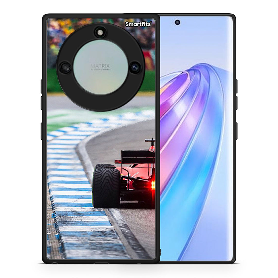 Θήκη Honor X40 Racing Vibes από τη Smartfits με σχέδιο στο πίσω μέρος και μαύρο περίβλημα | Honor X40 Racing Vibes case with colorful back and black bezels