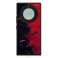 Thumbnail for Honor X40 Red Paint Θήκη Αγίου Βαλεντίνου από τη Smartfits με σχέδιο στο πίσω μέρος και μαύρο περίβλημα | Smartphone case with colorful back and black bezels by Smartfits