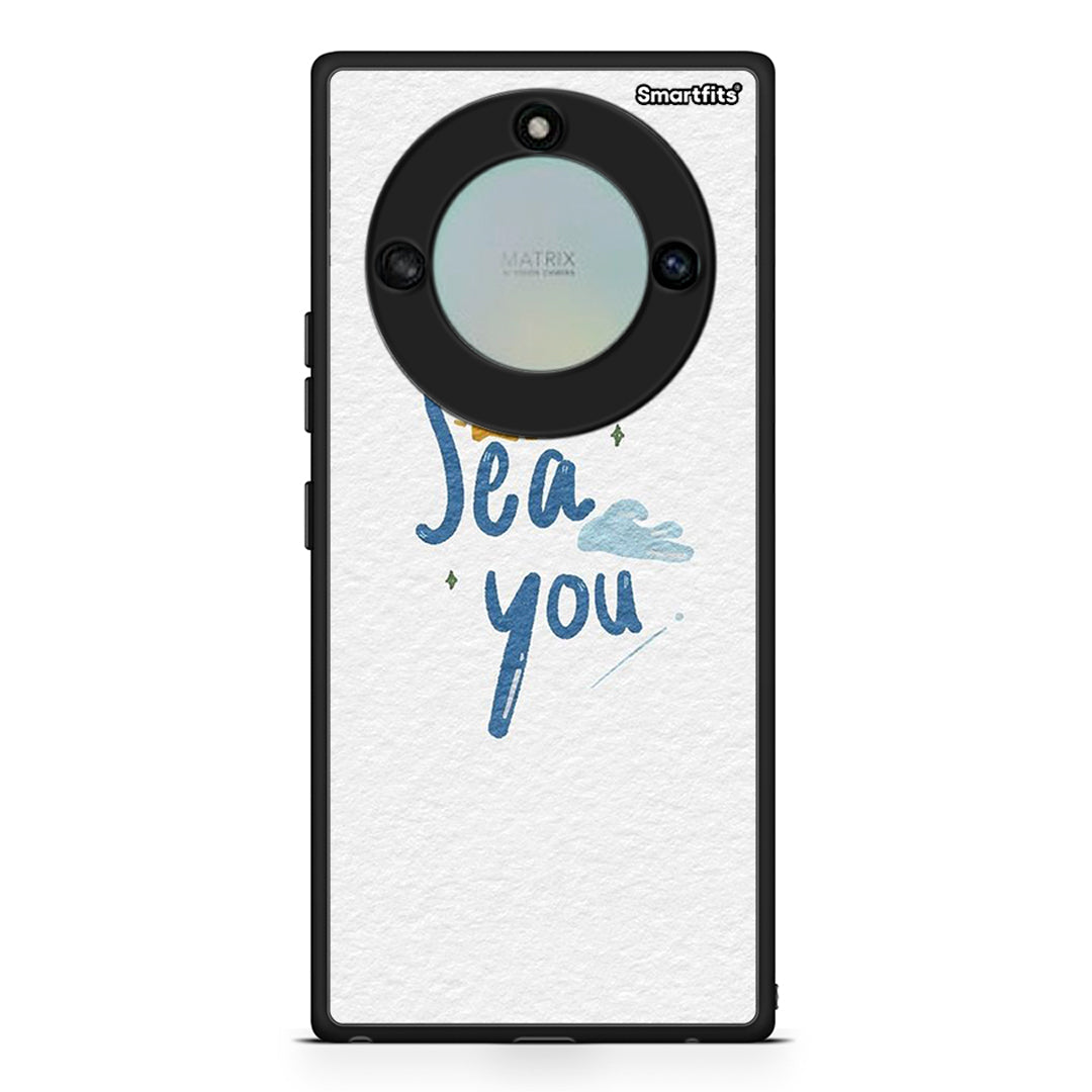 Honor X40 Sea You Θήκη από τη Smartfits με σχέδιο στο πίσω μέρος και μαύρο περίβλημα | Smartphone case with colorful back and black bezels by Smartfits