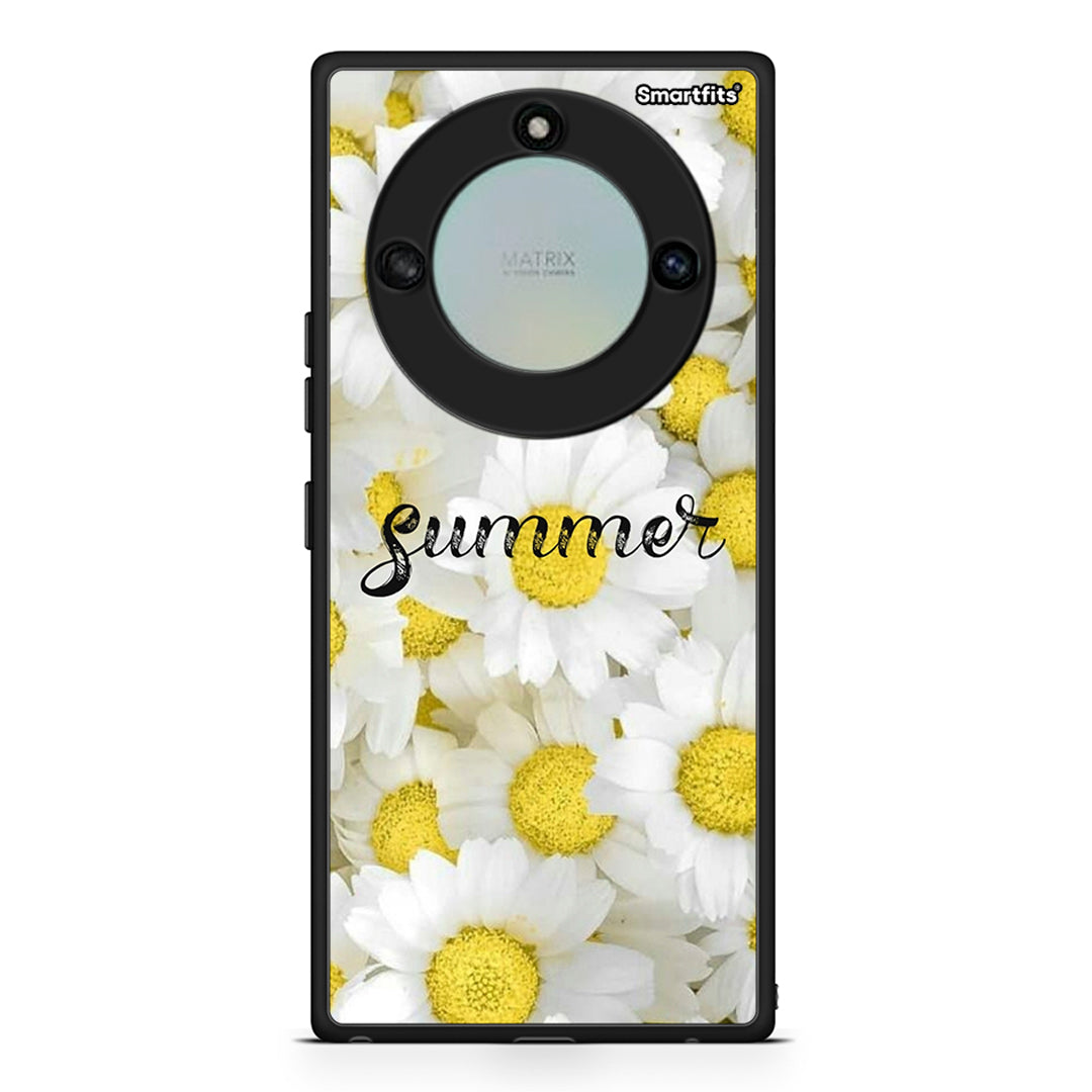 Honor X40 Summer Daisies Θήκη από τη Smartfits με σχέδιο στο πίσω μέρος και μαύρο περίβλημα | Smartphone case with colorful back and black bezels by Smartfits