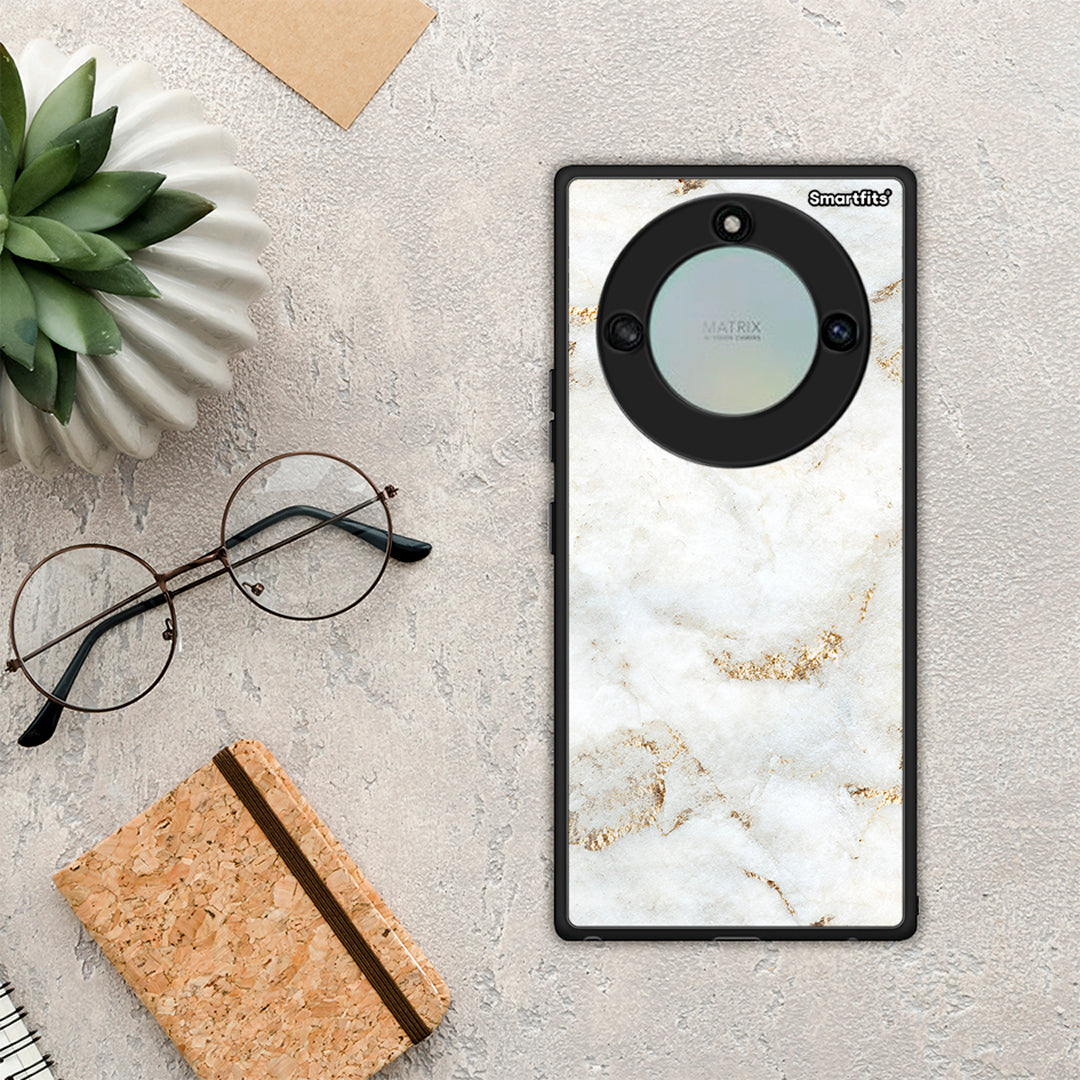 White Gold Marble - Honor X40 case