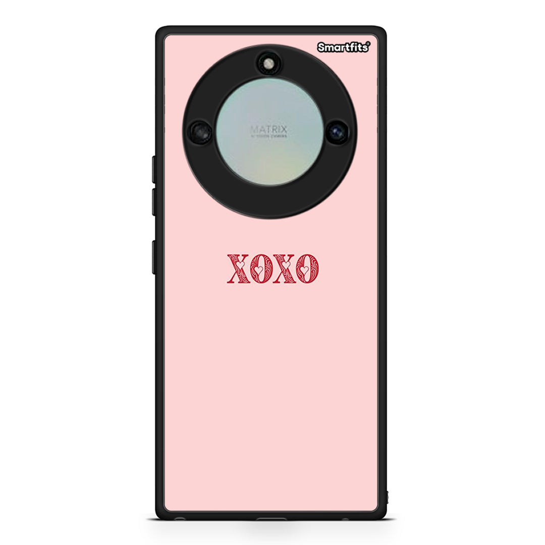 Honor X40 XOXO Love θήκη από τη Smartfits με σχέδιο στο πίσω μέρος και μαύρο περίβλημα | Smartphone case with colorful back and black bezels by Smartfits
