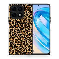 Thumbnail for Θήκη Honor X8a Animal Leopard από τη Smartfits με σχέδιο στο πίσω μέρος και μαύρο περίβλημα | Honor X8a Animal Leopard Case with Colorful Back and Black Bezels