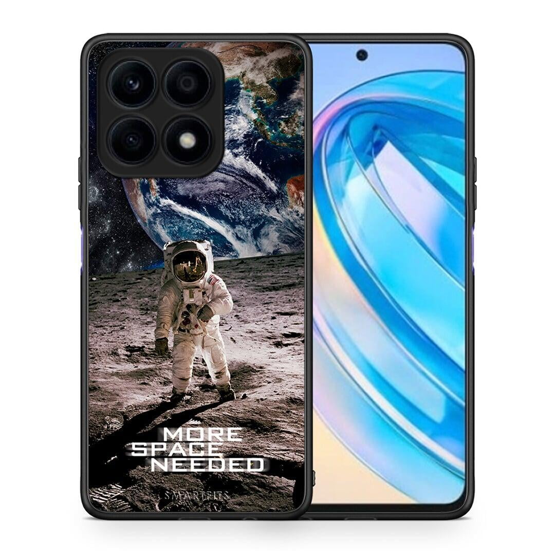 Θήκη Honor X8a More Space από τη Smartfits με σχέδιο στο πίσω μέρος και μαύρο περίβλημα | Honor X8a More Space Case with Colorful Back and Black Bezels