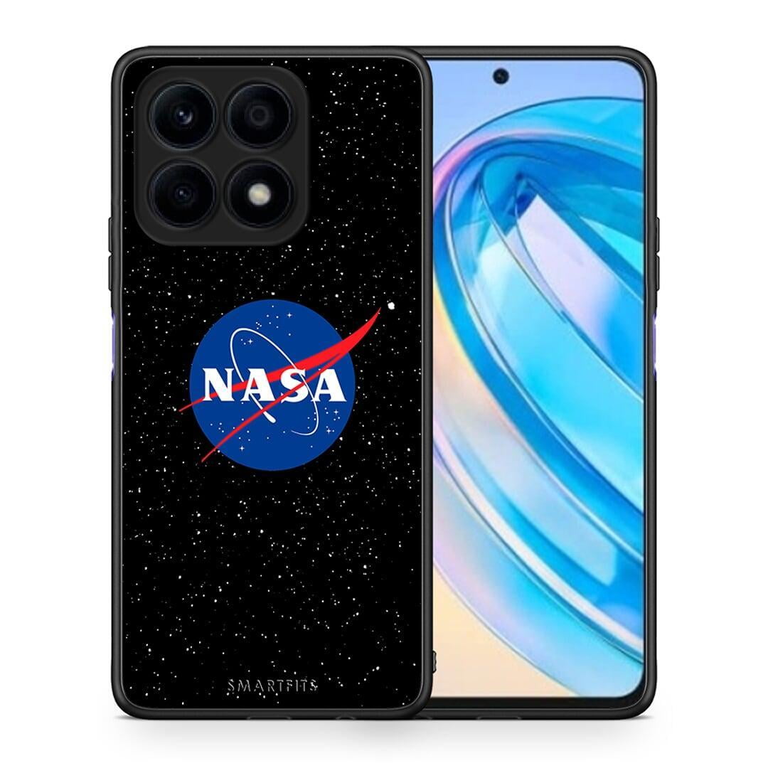 Θήκη Honor X8a PopArt NASA από τη Smartfits με σχέδιο στο πίσω μέρος και μαύρο περίβλημα | Honor X8a PopArt NASA Case with Colorful Back and Black Bezels