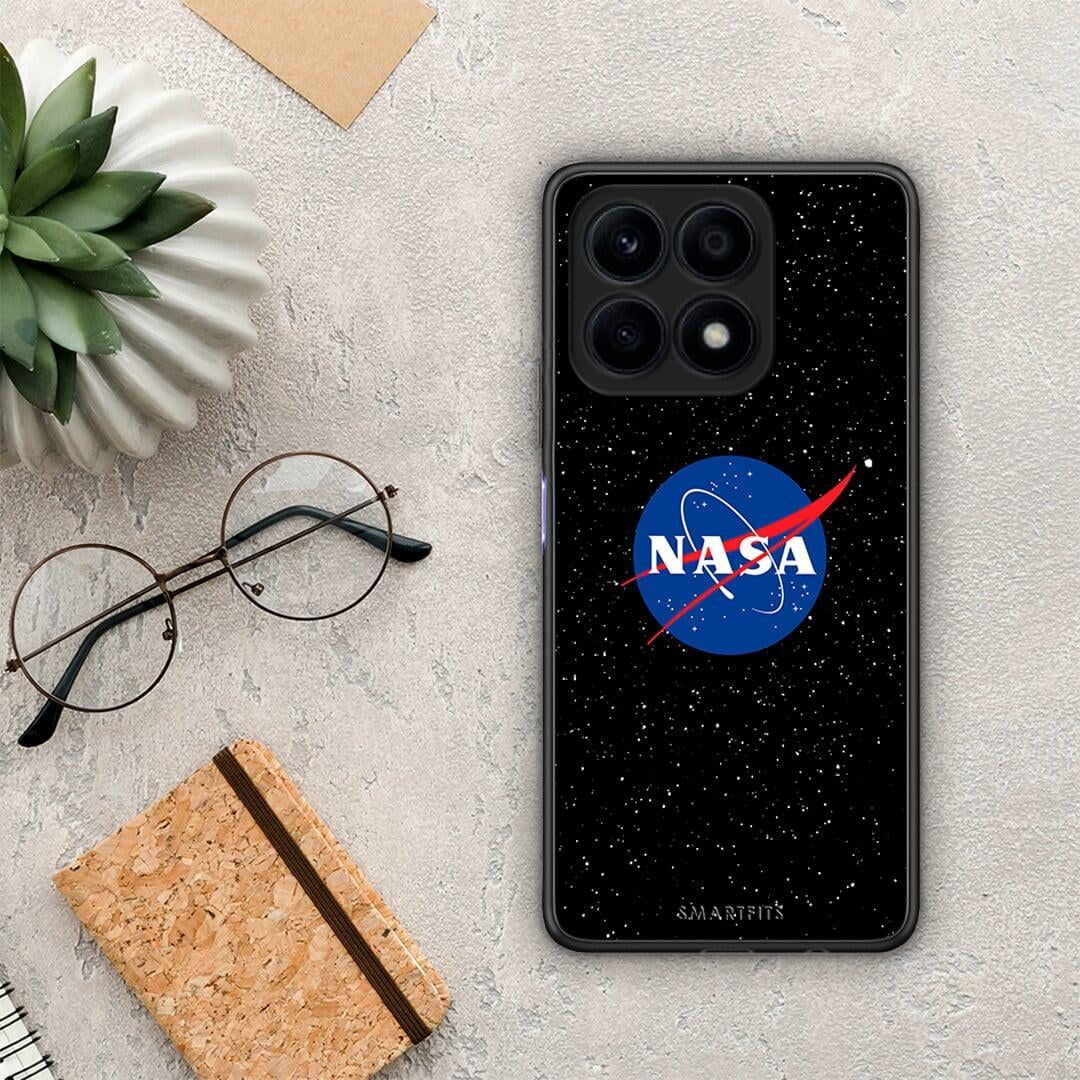 Θήκη Honor X8a PopArt NASA από τη Smartfits με σχέδιο στο πίσω μέρος και μαύρο περίβλημα | Honor X8a PopArt NASA Case with Colorful Back and Black Bezels