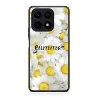 Thumbnail for Θήκη Honor X8a Summer Daisies από τη Smartfits με σχέδιο στο πίσω μέρος και μαύρο περίβλημα | Honor X8a Summer Daisies Case with Colorful Back and Black Bezels