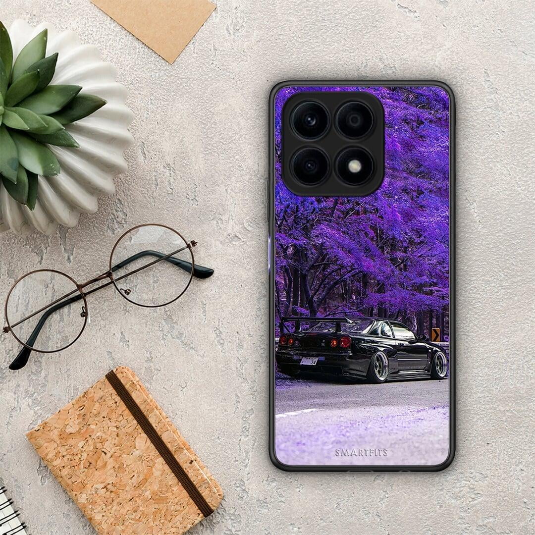 Θήκη Honor X8a Super Car από τη Smartfits με σχέδιο στο πίσω μέρος και μαύρο περίβλημα | Honor X8a Super Car Case with Colorful Back and Black Bezels