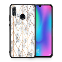 Thumbnail for Marble Gold Geometric - Honor 10 Lite case