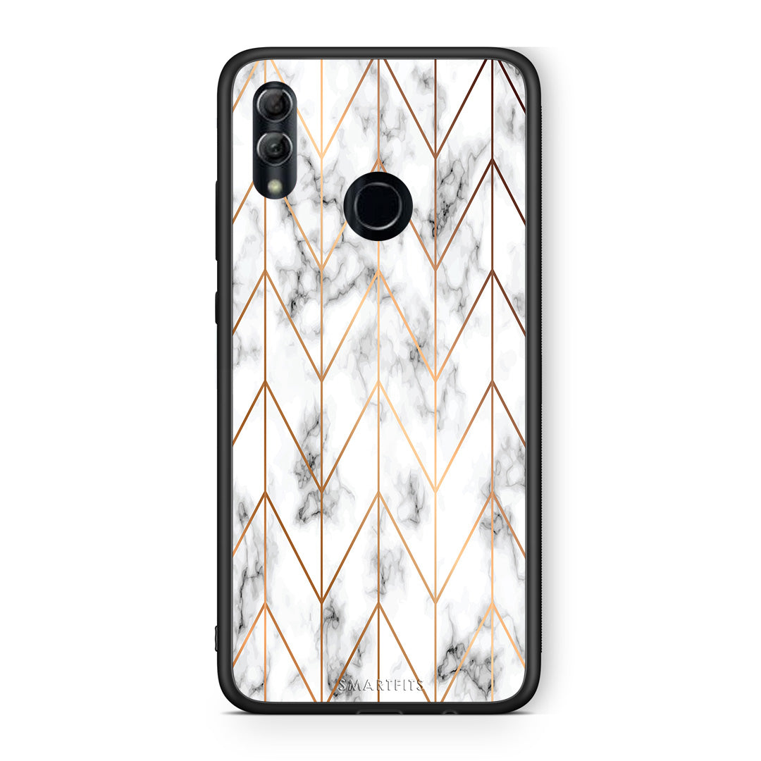 Marble Gold Geometric - Honor 10 Lite case