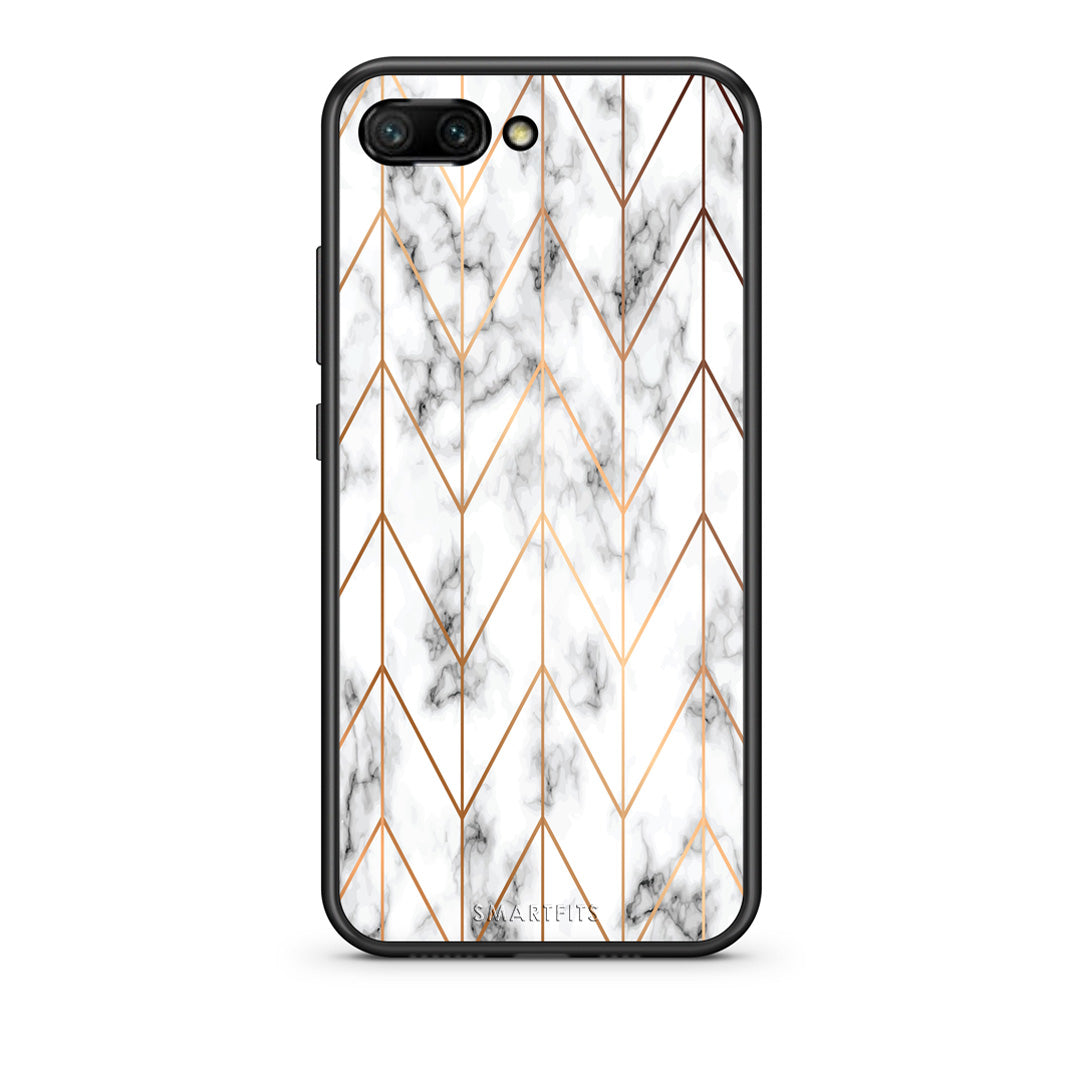 Marble Gold Geometric - Honor 10 case