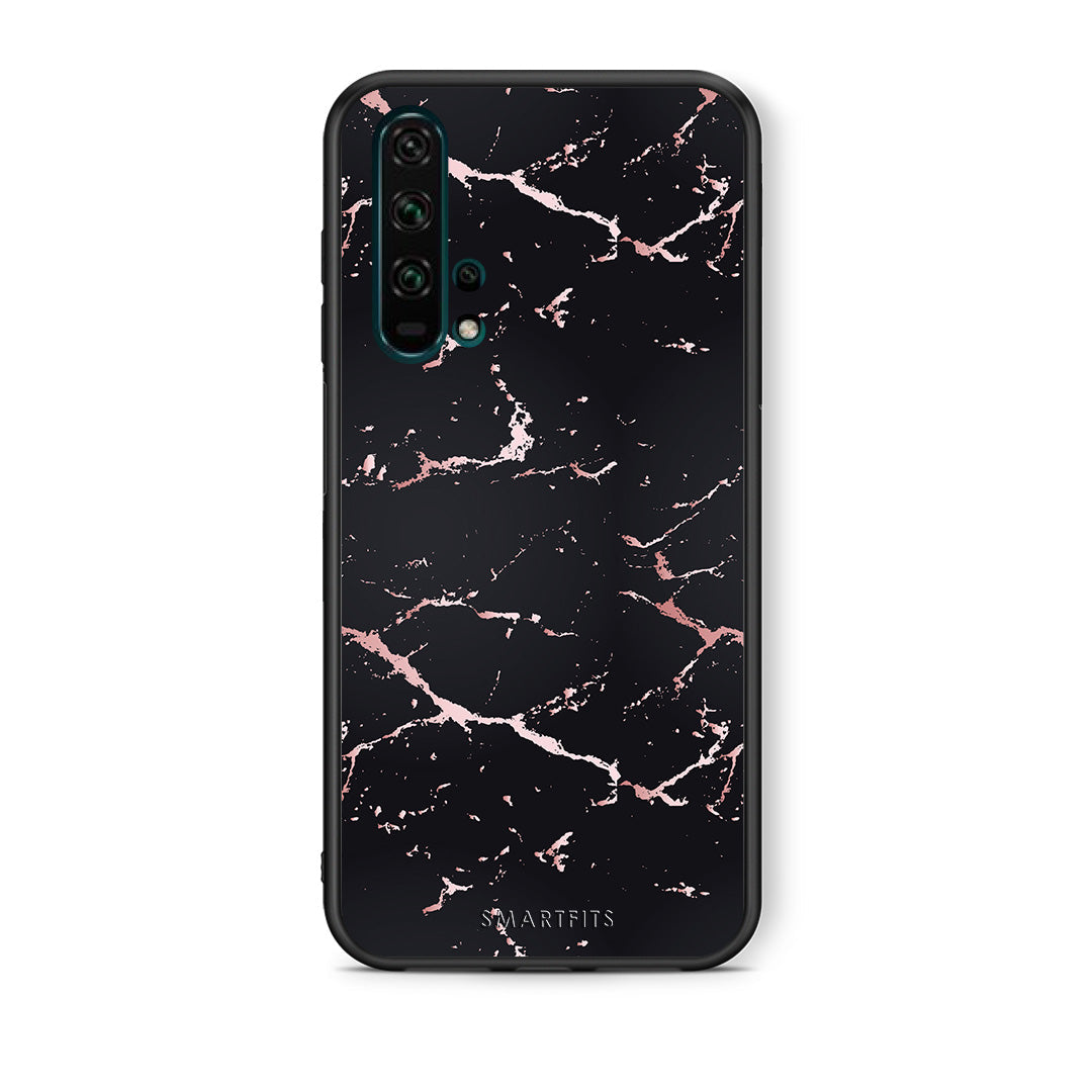 Marble Black Rosegold - Honor 20 Pro case