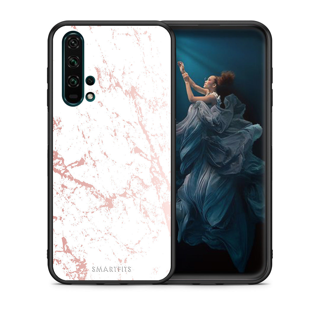 Marble Pink Splash - Honor 20 Pro case