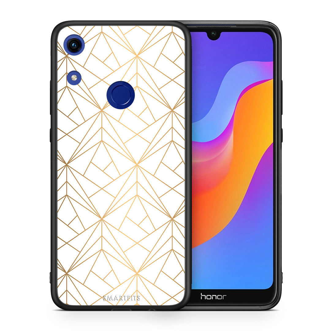 Geometric Luxury White - Honor 8A θήκη