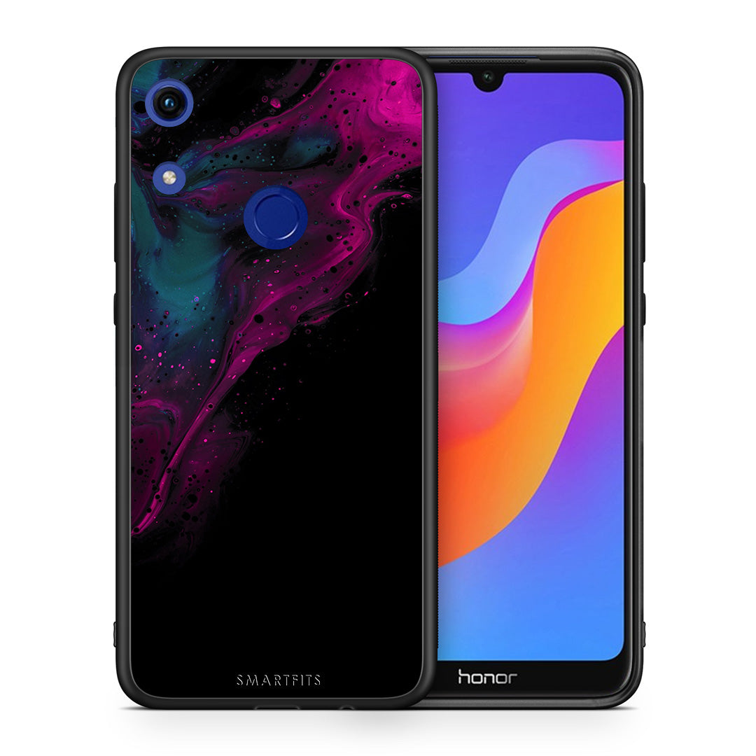 Watercolor Pink Black - Honor 8A case