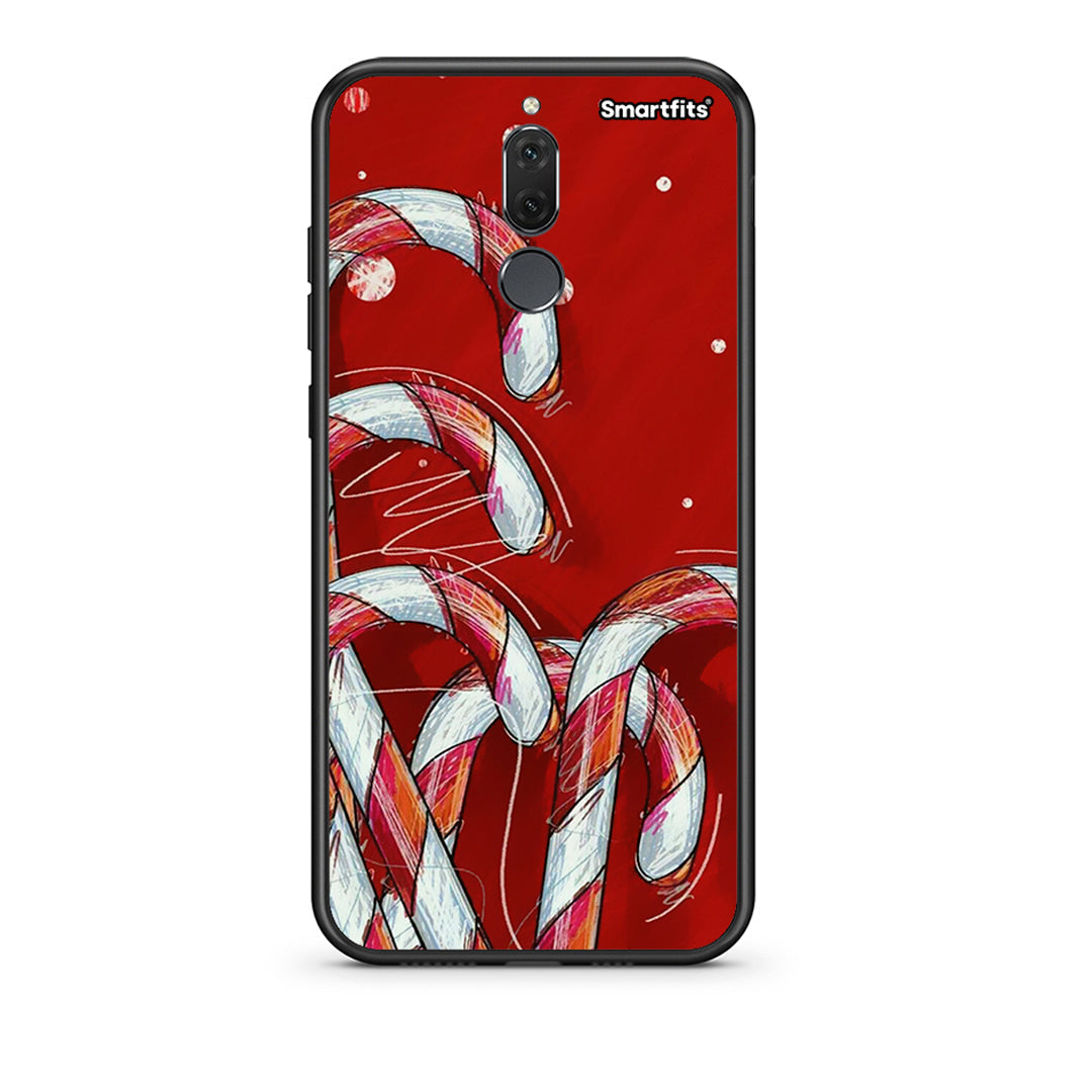 huawei mate 10 lite Candy Cane θήκη από τη Smartfits με σχέδιο στο πίσω μέρος και μαύρο περίβλημα | Smartphone case with colorful back and black bezels by Smartfits