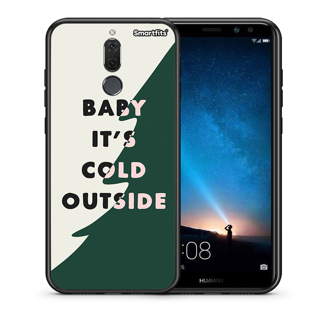 Θήκη Huawei Mate 10 Lite Cold Outside από τη Smartfits με σχέδιο στο πίσω μέρος και μαύρο περίβλημα | Huawei Mate 10 Lite Cold Outside case with colorful back and black bezels