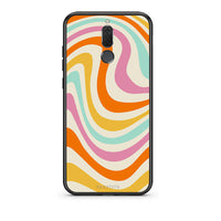 Thumbnail for huawei mate 10 lite Colourful Waves θήκη από τη Smartfits με σχέδιο στο πίσω μέρος και μαύρο περίβλημα | Smartphone case with colorful back and black bezels by Smartfits